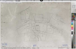 Siedlinghausen (Winterberg), Flurbereinigung Siedlinghausen, Bl. 14b Zuteilungskarte Silbach Flur 1 Bbl.