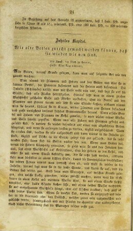 Zehntes Kapitel. Wie alte Betten zurecht gemacht werden können, daß sie wieder wie neu sind