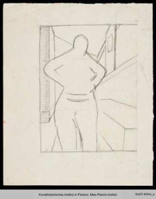 Figur im Atelier Borgo San Iacopo