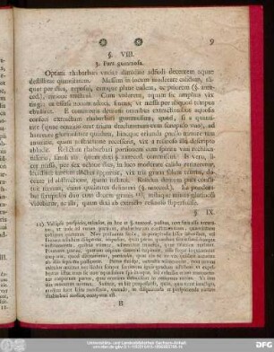 §. VIII. 3. Pars gummosa.
