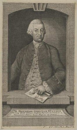 Bildnis des Friedrich Christian Günther