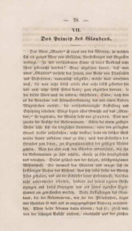 78-86 Das Princip des Glaubens