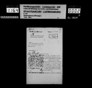 Schuldenwesen der Teilgemeinde Oberschneidheim, Gesamtgemeinde Unterschneidheim