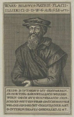 Bildnis des Matthias Flacius Illyricus