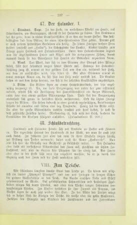 VIII. Am Teiche