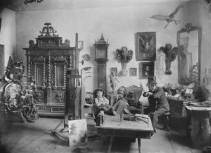 Künstleratelier Franz Molitor (1857-1929), Genremaler