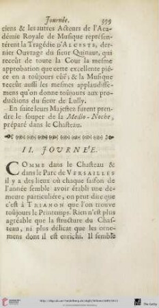 II. journée