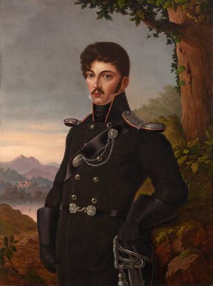 Porträt des Dichters Theodor Körner (Kopie nach Emma Körner)