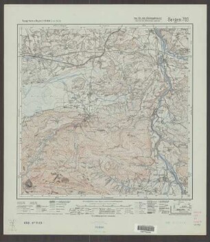 793 Bergen ; Topographische Karte von Bayern 1:25.000 [Positionsblätter]