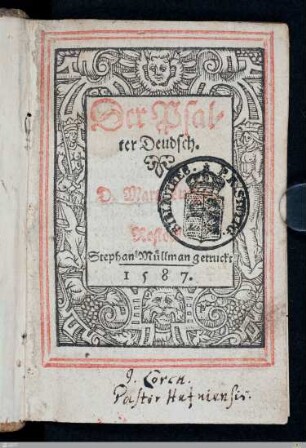 Der Psalter Deudsch