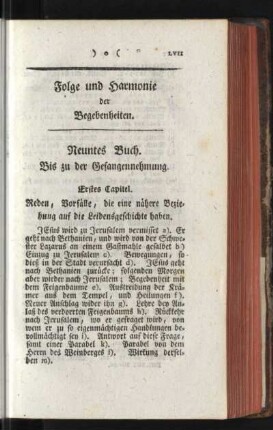 Folge und Harmonie der Begebenheiten