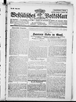 Westfälisches Volksblatt : amtliches Mitteilungsblatt der NSDAP und der Behörden der Kreise Paderborn, Büren, Warburg