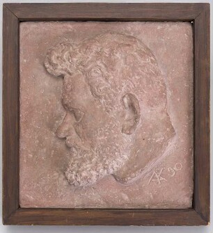 Reliefporträt Heinrich Zille