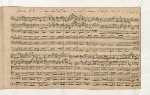 Konzerte; strings, bc; B-Dur; BWV 1051