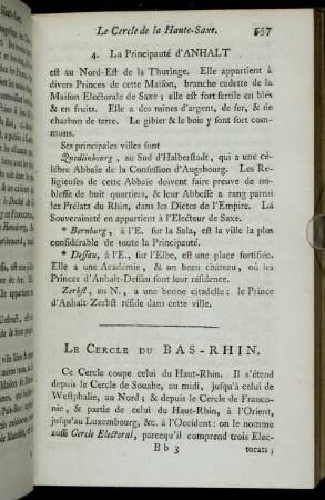 Le Cercle Du Bas-Rhin.