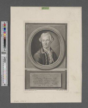 Ioannes Stephanvs Pütter : Magnae Britanniae regi a consiliis iustitiae intimis et juris publici professor ordinarius in academia Georgia Augusta. nat[us] d[ie] 25. Jun. 1725.