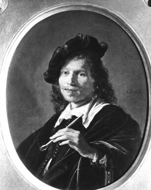 Bildnis eines Mannes mit Pfeife (Selbstportrait ?)