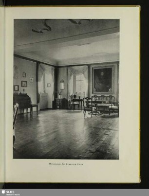 Wohnraum der Frau von Stein