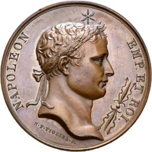 Medaille auf die Akademie der schönen Künste in Rom 1808