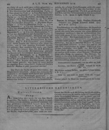 Schinck, J. F.: Luise. Preußens Schutzgeist. Berlin: Albanus 1817