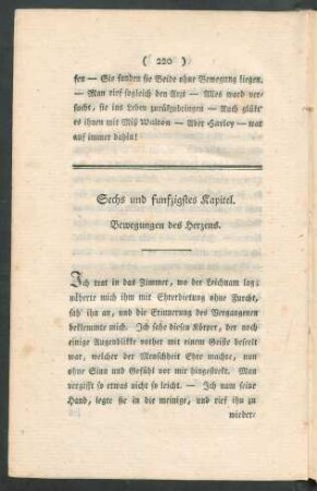 Sechs und fünfzigstes Kapitel. Bewegungen des Herzens.