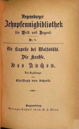 Die Kapelle bei Wolfsbühl