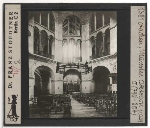 Aachen, Aachener Dom,Aachen, Pfalzkapelle : Innenansicht, Blick nach O