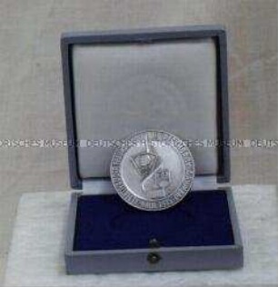 Medaille zum 3. Festival der Freundschaft, im Etui