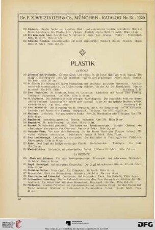 Plastik (Nr. 161-194)