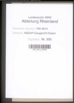 Zurückweisung der Beschwerde des Pg. Johann BRAHM, geb. 2.8.1909, Bergmann in Essen-Kupferdreh, gegen den Ausschluß aus der NSDAP nach strafrechtlicher Verurteilung wegen Diebstahls