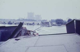 Einsturz der Reichsbrücke Wien, echte Ketten-Hänge-Brücke