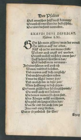 Psalmus LXI. - Psalmus LXX.