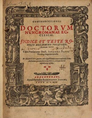 Contradictiones Doctorvm Nvnc-Romanae Ecclesiae
