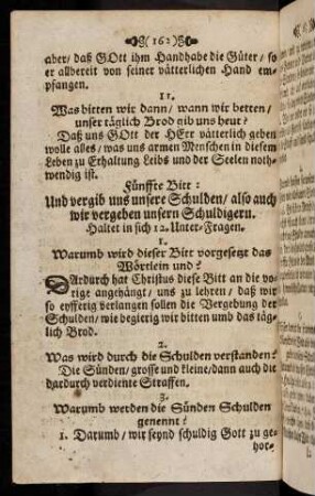 162-172, Fuenffte - Sechste Bitt