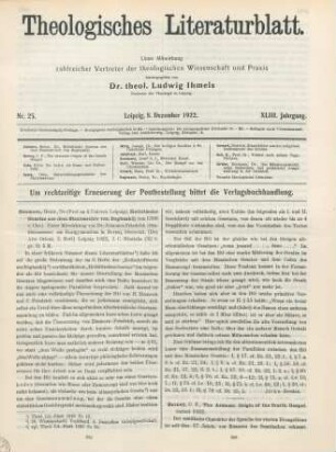 386-388 [Rezension] Burney, Charles F., The Aramaic origin of the fourth gospel