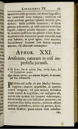 [Aphor. XXI. - XXV.]
