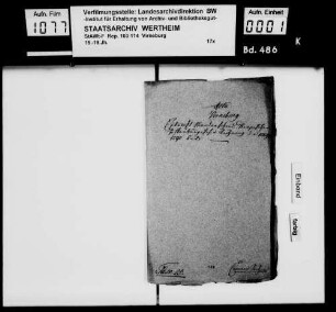 Rechnungsauszüge aus der Geld- und Fruchtrechnung von Manderscheid, Kerpen und Saffenburg