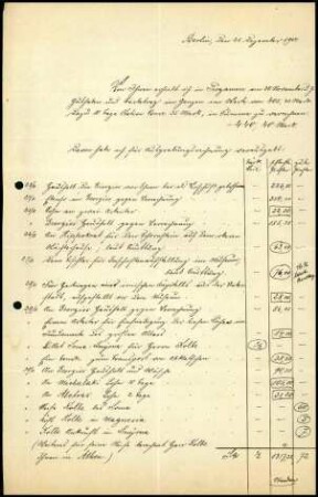 Brief; A. Conze an W. Dörpfeld