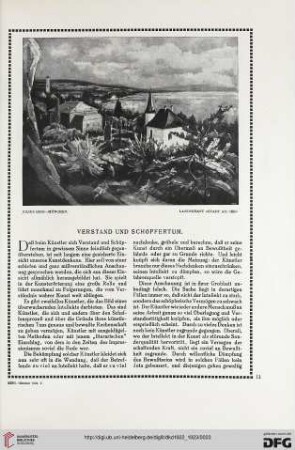 Verstand und Schöpfertum