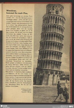 Der schiefe Turm von Pisa