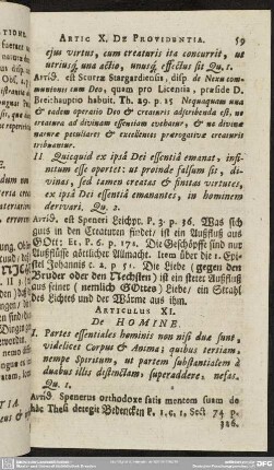 Articulus XI. De Homine