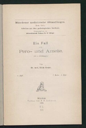 Ein Fall von Pero- und Amelie