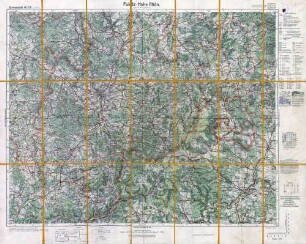 Reichskarte: Einheitsblatt 110 (1cm-Karte) Fulda-Hohe Rhön