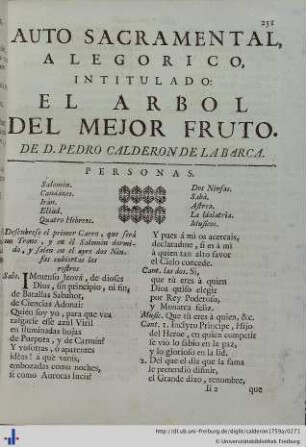 El Arbol del mejor Fruto.