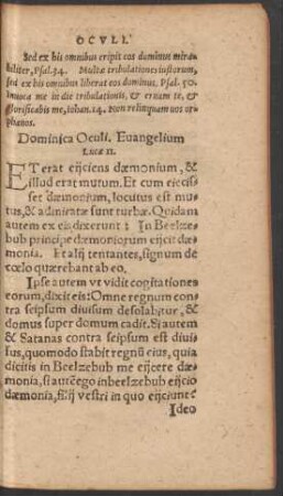 Dominica Oculi.
