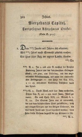 Vierzehntes Capitel, Fortgesetztes Achtzehntes Orakel