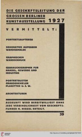 Ankündigungen