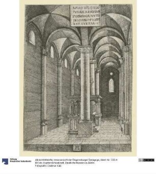 Innenansicht der Regensburger Synagoge