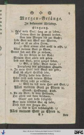 Catholisches Gesang-Buch.