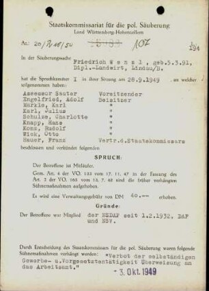 Wenzl, Friedrich